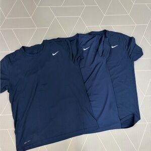 Nike Dark Blue T-Shirt Dri-Fit